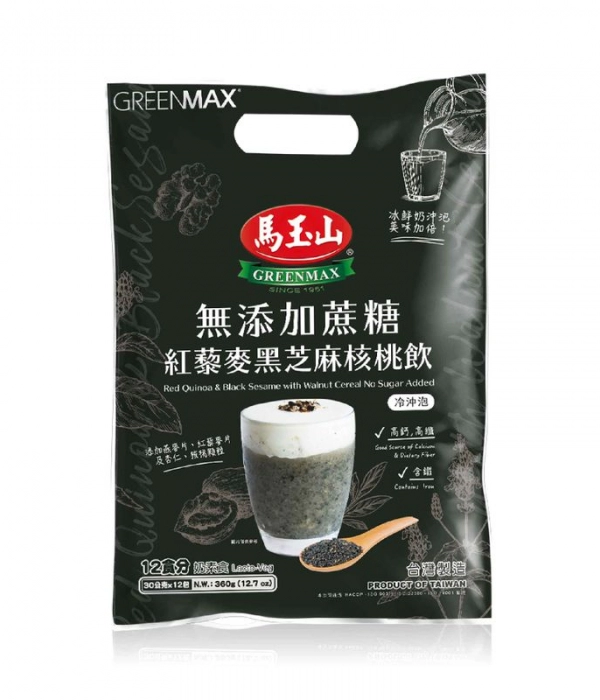 無添加蔗糖紅藜麥黑芝麻核桃飲