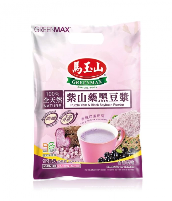 紫山藥黑豆漿