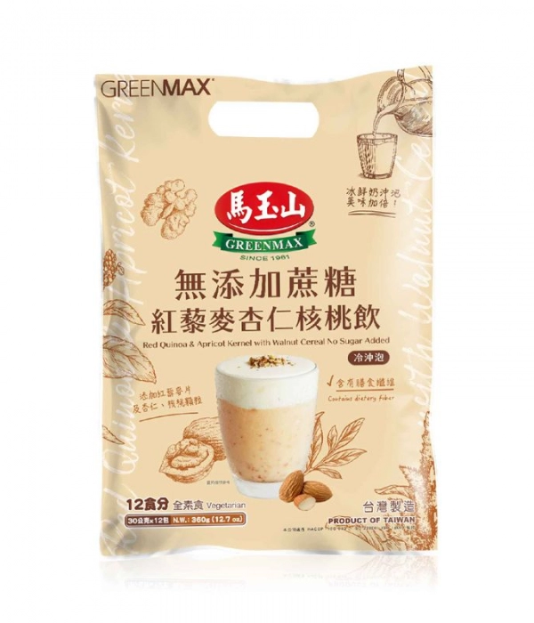 無添加蔗糖紅藜麥杏仁核桃飲