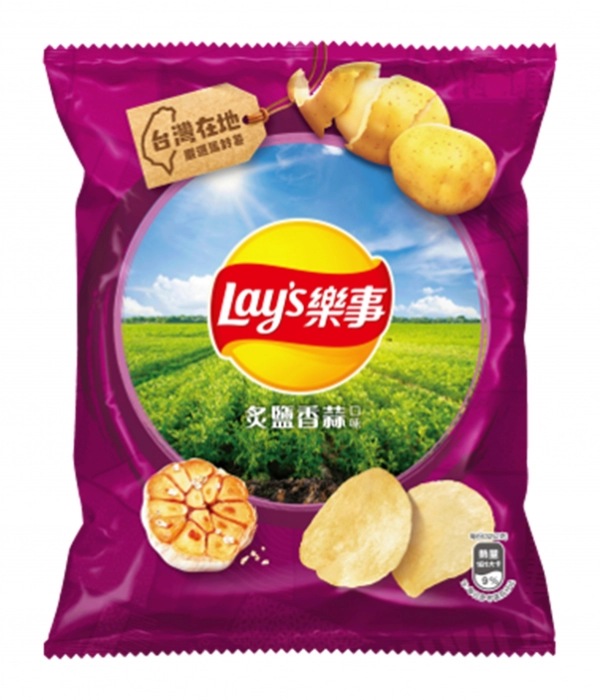 樂事洋芋片-炙鹽香蒜