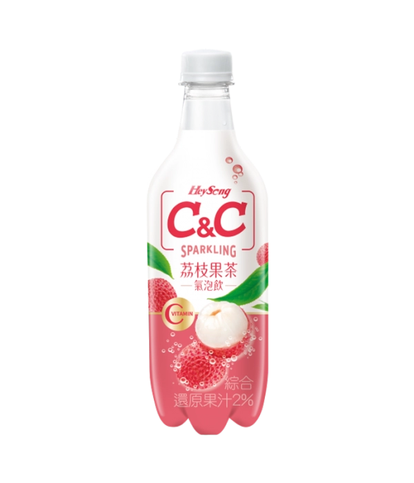 C&C Lychee Black Tea (Sparkling Drink)