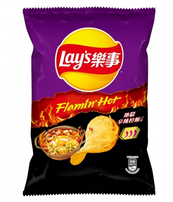 Lay's korean spicy ramen flavor